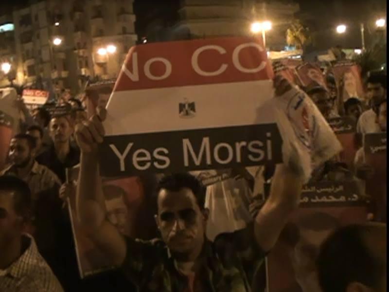 مسيرة حاشدة لرفض الانقلاب بالعمرانية