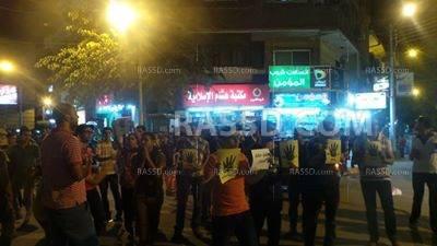 “شباب ضد الانقلاب” ينظمون وقف بكفر الشيخ