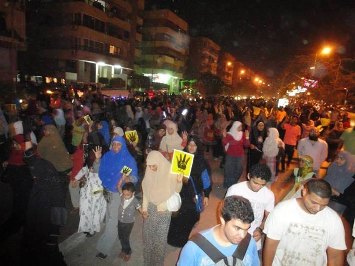 مسيرتان بالمعادي ضد الانقلاب وأمن الدولة