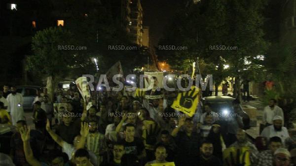 مسيرة حاشدة لرافضي الانقلاب بحلوان تصل لميدان الشهداء