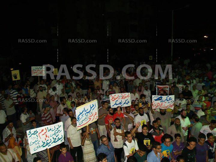 بورسعيد تهتف”اقطع ماية اقطع نور يسقط يسقط عدلي الطرطور”