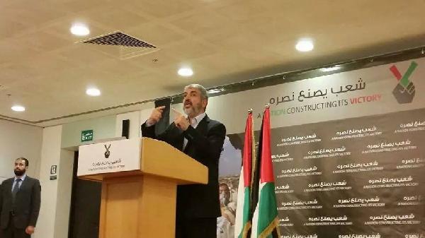 مشعل: هذا نصر فلسطين وأهل غزة والعرب