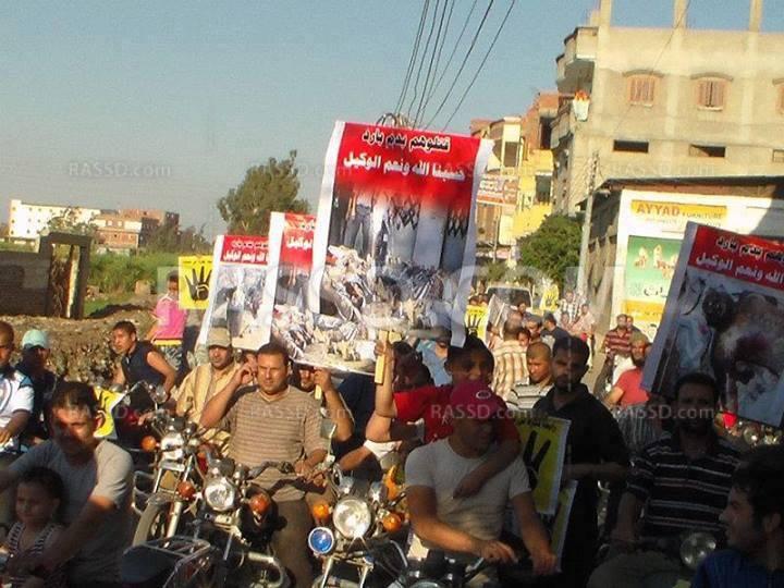 مسيرة بالدراجات البخارية تجوب شوارع دمياط