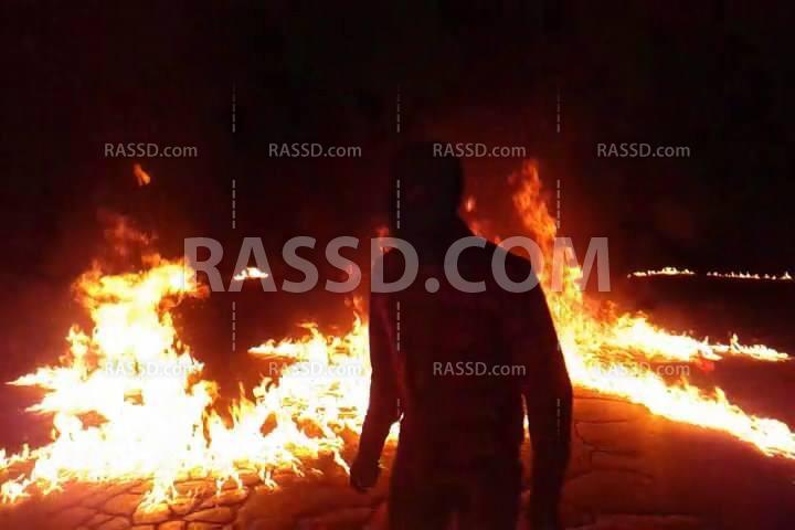 مجهولون يقطعون عدة طرق بالدقهلية