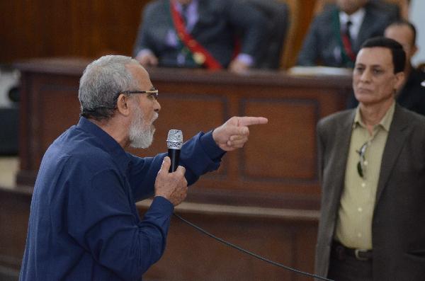 المؤبد لـ “بديع والبلتاجي وحجازي” والإعدام لـ “عاصم عبد الماجد”