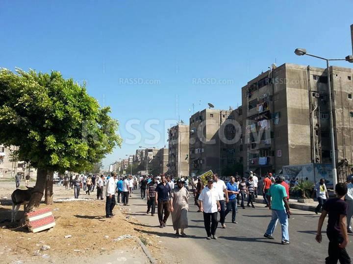 بلطجية يعتدون على مسيرة بورسعيد بالحي والخرطوش