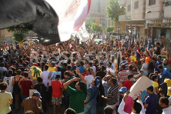 حلوان تهتف ” كلنا رابعة” في جمعة الحسم