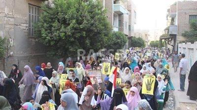 مسيرة حاشدة ببني سويف في أول أسبوع “الشعب يستكمل ثورته”