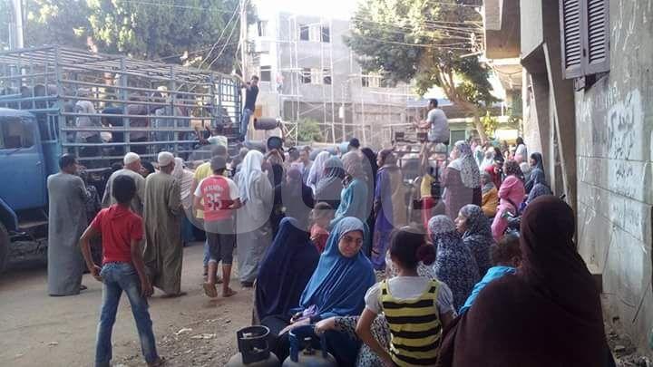 أزمة طاحنة في اسطوانات الغاز تضرب المنوفية من جديد