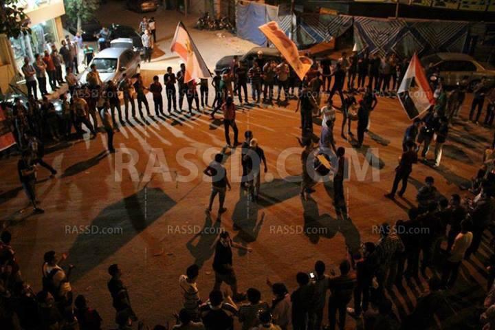 شباب ضد الانقلاب بالزقازيق ينظمون فعالية ضد الانقلاب