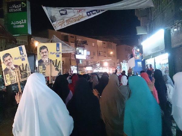 مسيرة حاشدة تجوب مدينة سنورس بالفيوم