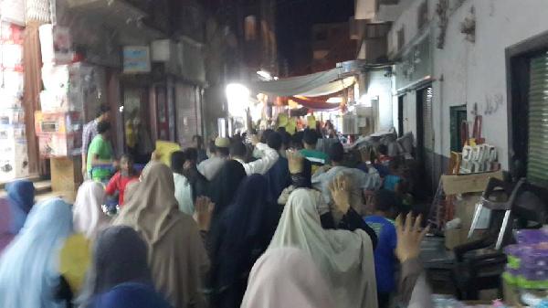 مسيرة منددة بالانقلاب العسكري في “أسوان”