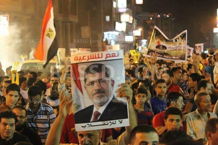 أبو كبير الشرقية تحتشد ضد الانقلاب