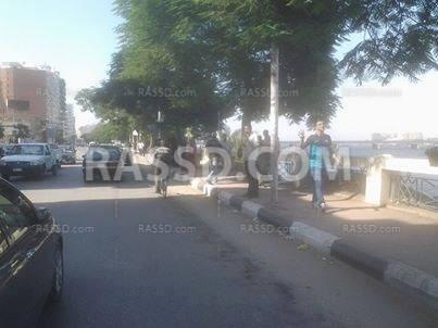 بدء السلسلة البشرية لشباب ضد الانقلاب بسوهاج