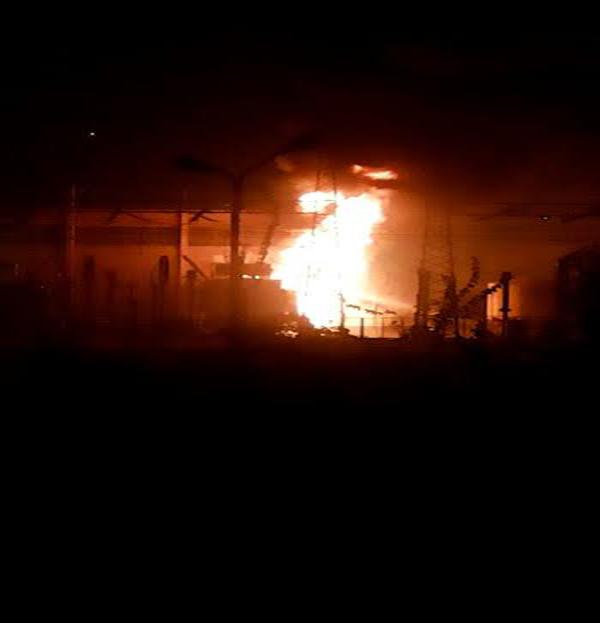 انفجار محطة كهرباء بالجيزة