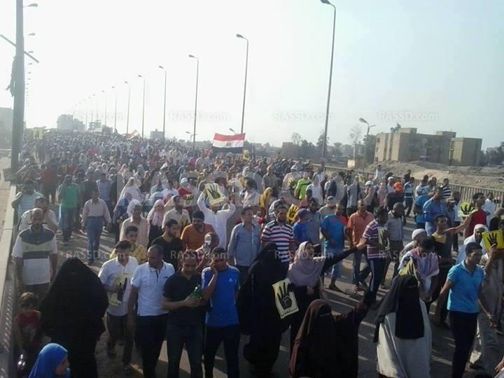 انطلاق مسيرة شبرا الخيمة في مليونية” الشعب يحمي ثورته”