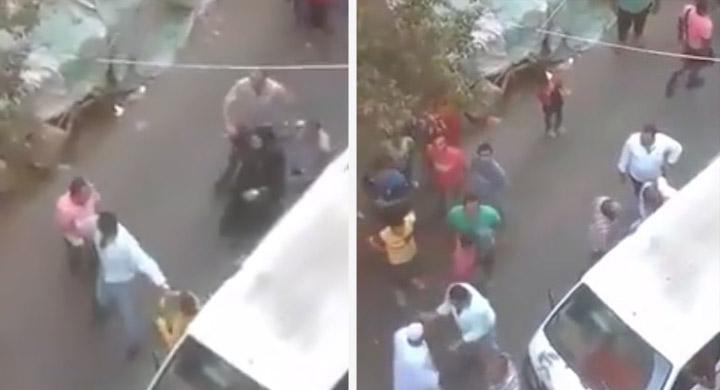 بالفيديو.. اعتداء أفراد الشرطة على سيدتين بحدائق القبة