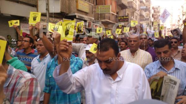 مسيرات حاشدة لرافضي الانفلاب تجوب شوارع الاسكندرية