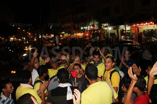 سلسلة ليلية ببيطاش إسكندرية لرفض الانقلاب العسكري