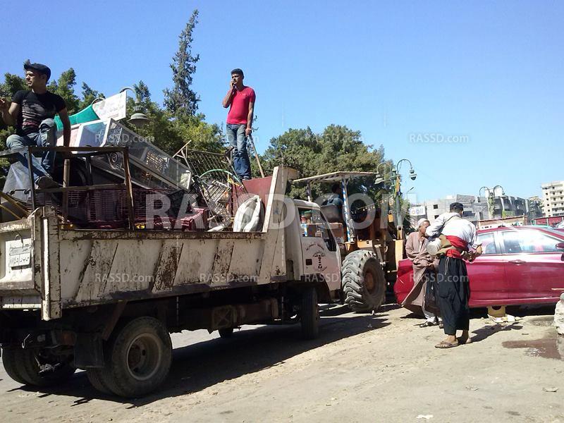 إزالة الإشغالات بغرب الإسكندرية والباعة يعودون مرة أخرى
