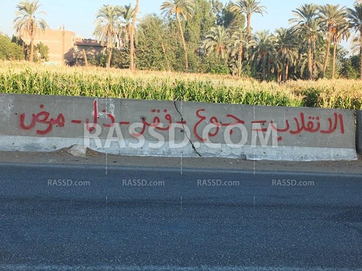 “ضنك” تدشن حملة كتابة على الجدران بالبحيرة والغربية