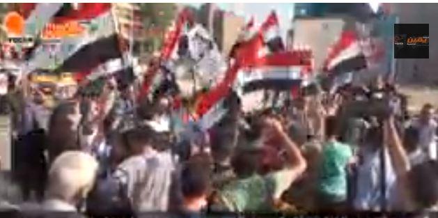 بالفيديو..السيسي يسمح لأنصار بشار بالتظاهر بالتحرير