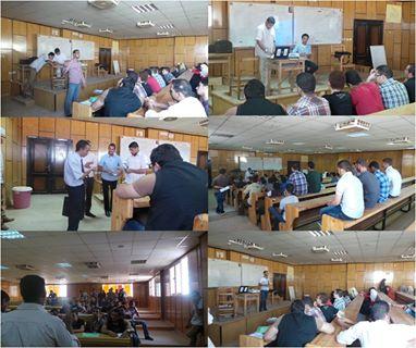 ندوة لطلاب اعدادي هندسة بني سويف في بداية العام الدراسي