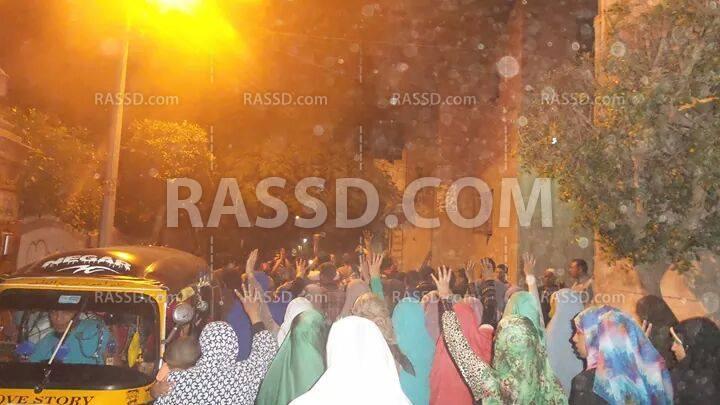 بلطجية يعتدون على مسيرة  لـ”عفاريت ضد الانقلاب” بالمنوفية