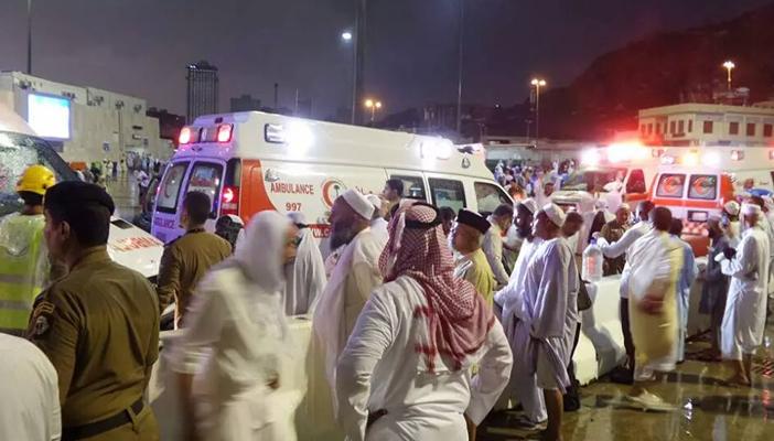 ننشر أسماء الحجاج المصريين المصابين في حادث سقوط رافعة الحرم المكي