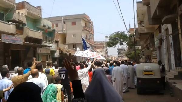 مسيرة بقطور بالغربية تنديدا بتردى الأوضاع الاقتصادية