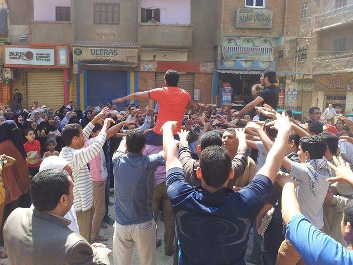 مسيرة بطهطا بسوهاج تنديدا برفع الدعم وغلاء الاسعار