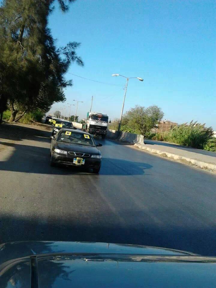 مسيرة سيارات للتحالف الوطنى بمدينة طلخا والقرى المجاورة لها