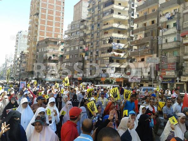 التحالف الوطني:الأسكندرية تحدت الامن  وخرج ربع مليون متظاهر