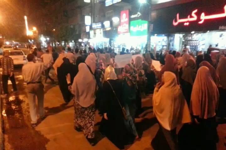 مسيرة مناوئة للانقلاب تجوب شوارع “بني سويف”