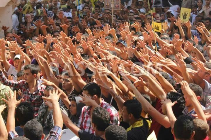 الشرقية تنتفض بالآلاف لرفض الانقلاب