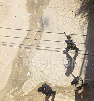 حملة لقوات الجيش والشرطة لتفتيش الشاليهات بالعريش