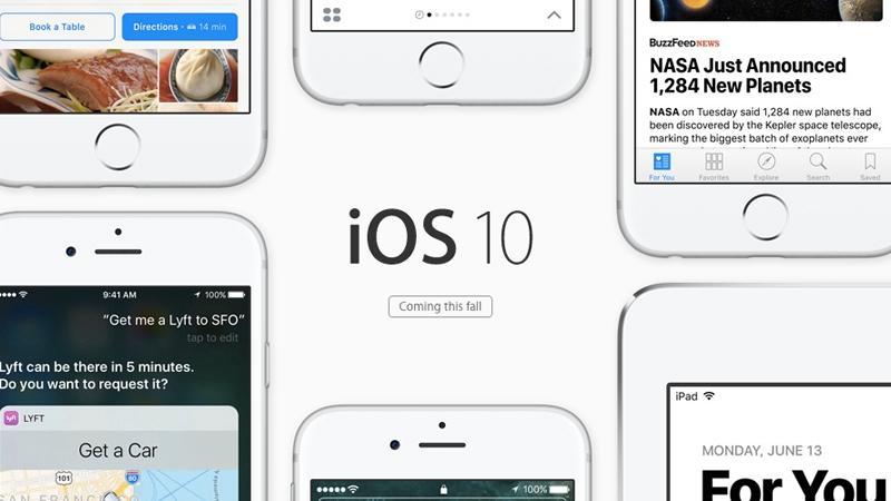 رسميا.. أبل تطلق أحدث أنظمة تشغيلها IOS 10