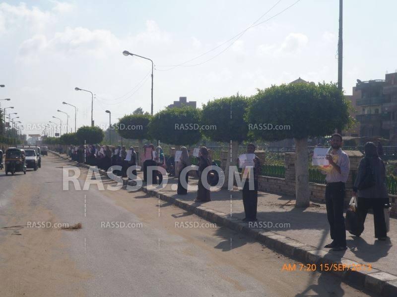 شباب المنصورة يرفعون”ملعون أبوك يا سكوت أنا حلمي مش هيموت”