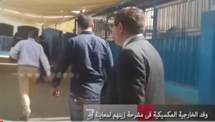 بالفيديو..وفد الخارجية المكسيكية بمشرحة زينهم لمعاينة جثث حادث الواحات