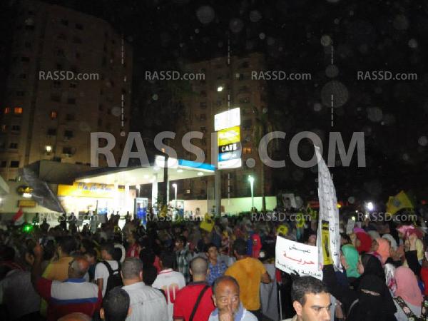 وقفة ومسيرة حاشدة بالمعادي في أسبوع الوفاء للشهداء