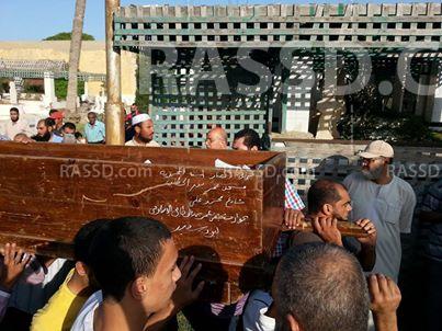 بورسعيد:تشييع جنازة شهيد أمس