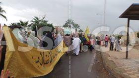 مسيرة صباحية في برج العرب بداية أسبوع “قسم الثورة وعهد الشهيد”