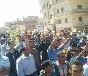 مسيرة بـ”أبو حماد” بالشرقية فى أسبوع ” قسم الثورة وعهد الشهيد”