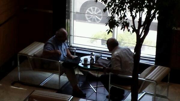 سر لقاء شفيق وسعد الدين إبراهيم في دبي