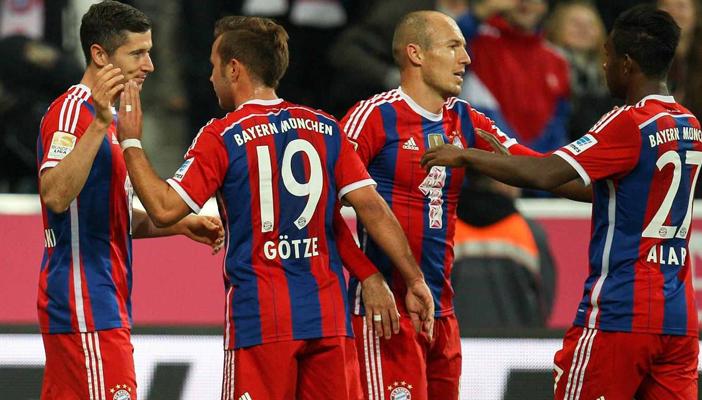 البايرن يتصدر البوندزليجا بالفوز على دارمشتات