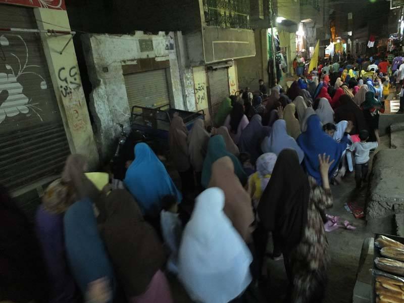 مسيرة ليلية في الفيوم مطالبة بالقصاص للشهداء