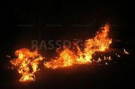 توقف حركة قطارات المحلة الكبرى بعد إشعال النيران فيها