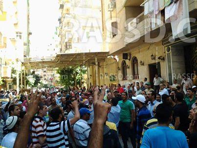 مسيرة لرافضي الانقلاب بالأسكندرية