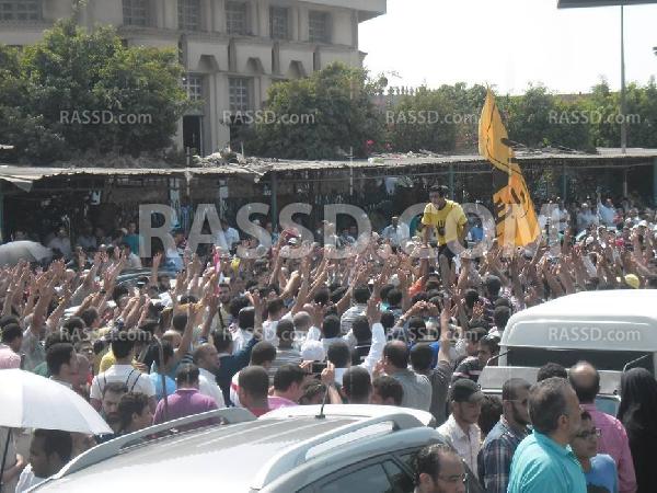 مسيرة حاشدة لرافضي الانقلاب بمدينة نصر