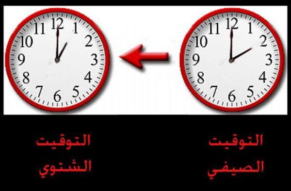 الخميس.. عودة العمل بالتوقيت الشتوي